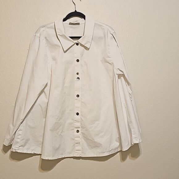 ELEVEN STITCH DESIGN  Cotton Blend Buttoned Shirt Xl - Picture 1 of 8